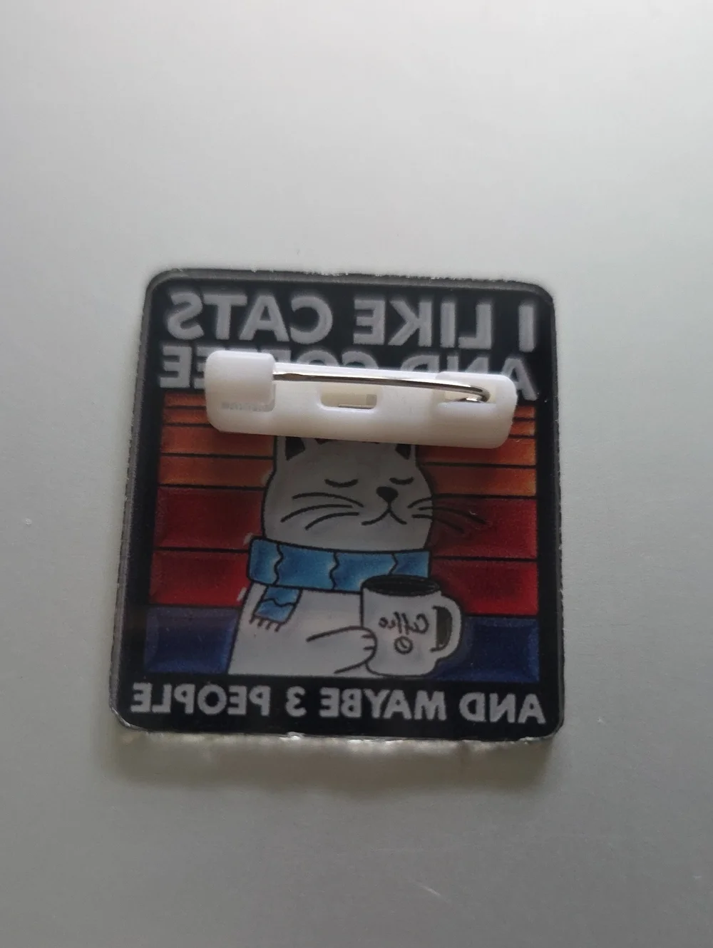 Cats & Coffee Pin Brooch